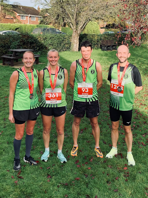 Penny Hodges, Holly Durham, Robin Atter and Daniel Pearce, Gainsborough 10k, 2022