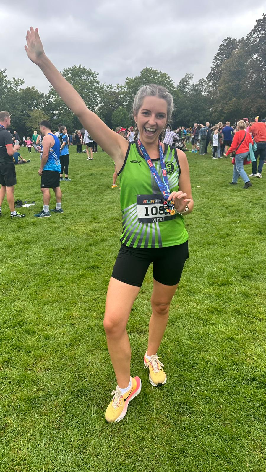 Vicki Ball, Leicester Running Festival Half Marathon, 2023